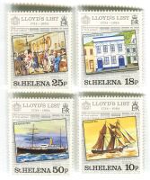 Briefmarken "Schiffe". St. Helena.