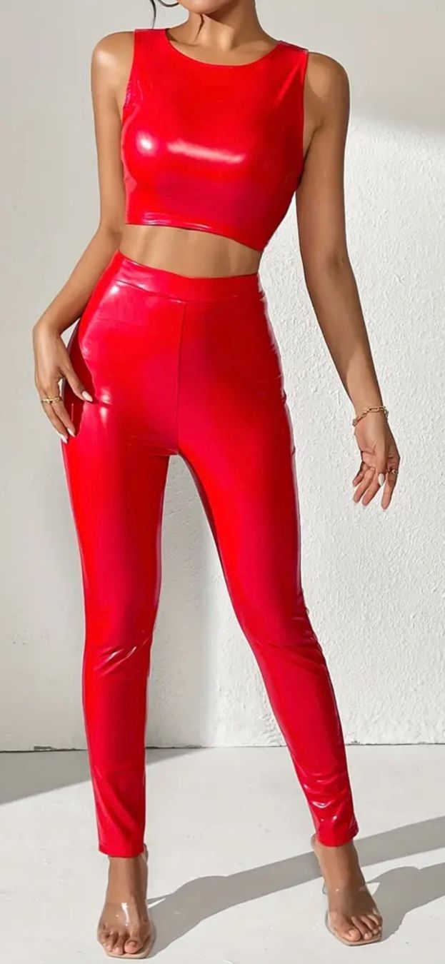 Lotti di vestiti: Leggings und Top Rot Grösse M – Nuovo e nell'imballaggio originale da Uetendorf venduto da Stoun 5