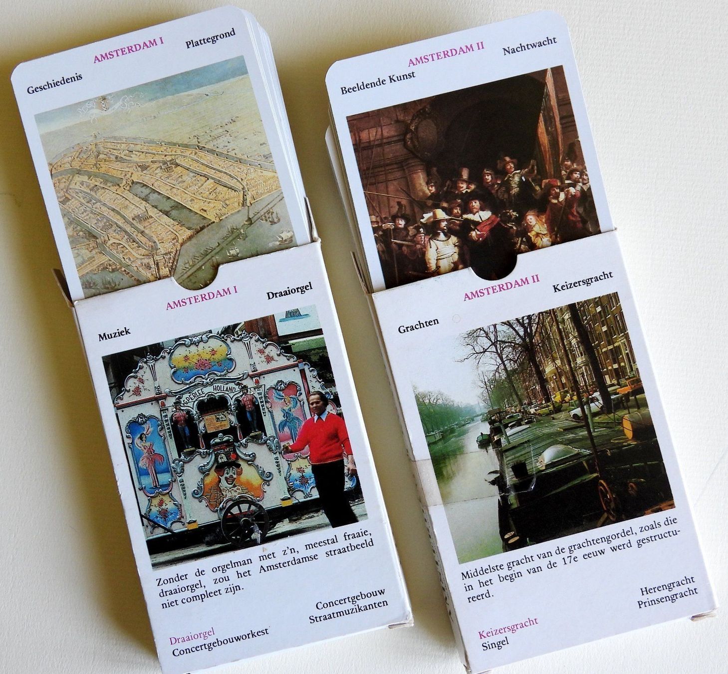 Giochi: 2 Quartettspiele Fotos Amsterdam – Usato da Bürglen venduto da holarctic 4