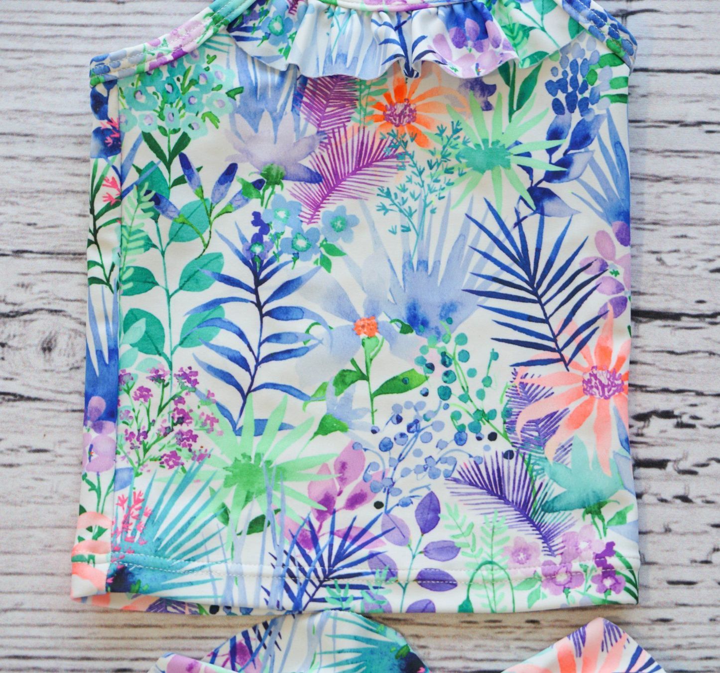 Next Costumi da bagno: Next Tankini/Bikini mit Blumen Gr.68/74 – Usato da Zürich venduto da sambaum 1