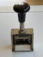Stempel W. Schori Zürich Metall mit Griff (2I6)