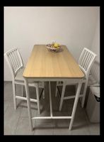 Ikea tisch weiss mit holz hochtisch mit stühlen