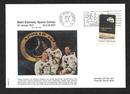 USA Sonderbrief Apollo 14 Startbeleg NASA-Cachet 31.1.1971