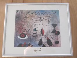 Joan Miró Bild Kunstdruck gerahmt, Verkerke Studio Edition