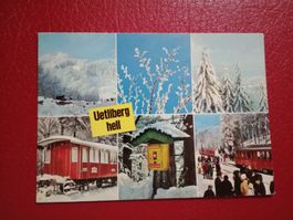 AK Uetliberg Zürich Winter mit Bahn mehrbildrig
