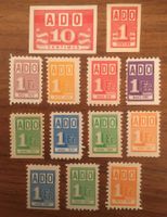 13 Vignetten / Rabattmarken ADO