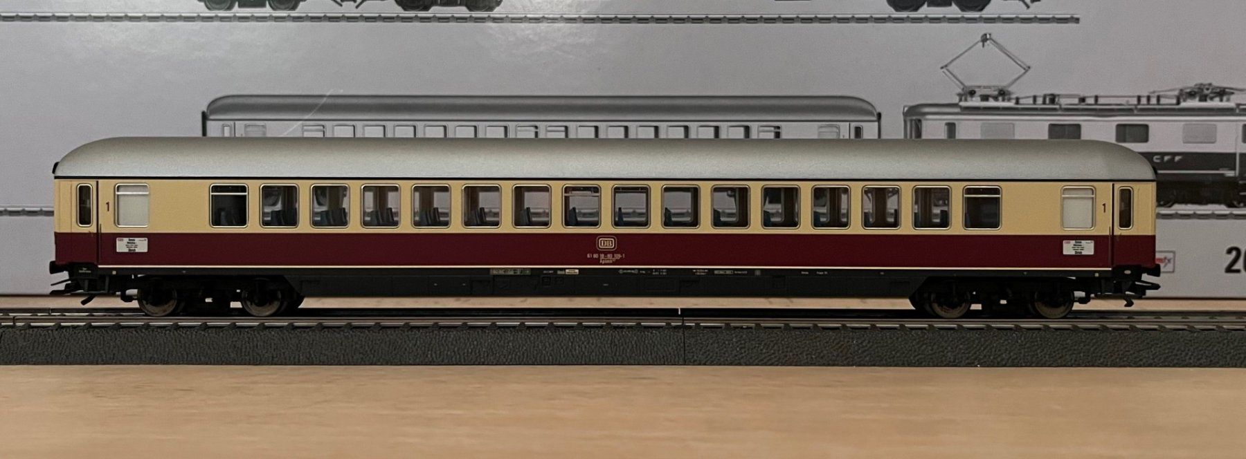 Märklin Modellini di ferrovie: TEE Bavaria Set Märklin - AC digital – Usato da Winterthur venduto da dond1 4