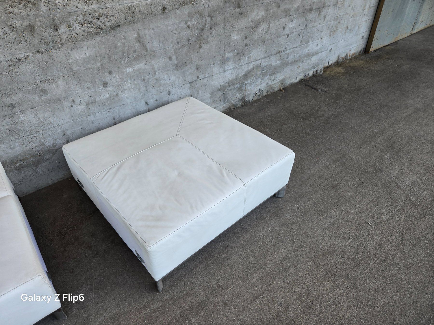 Sofas: Ledersofa weiss – Gebraucht aus Weesen von Lenco1 4