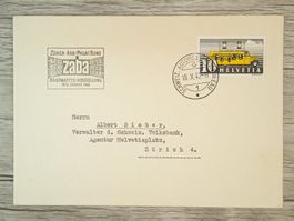 TR56 Enveloppe + Timbre Suisse 1942
