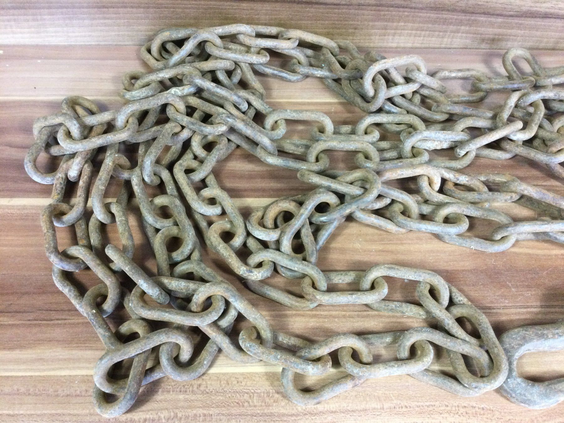 Attrezzi da lavoro: Alte lange gebrauchte Eisenkette rostig mit Haken – Usato da Wangen SZ venduto da kuriosum12 2