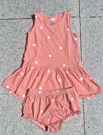 H&M Mädchenkleid mit Coulotte 98