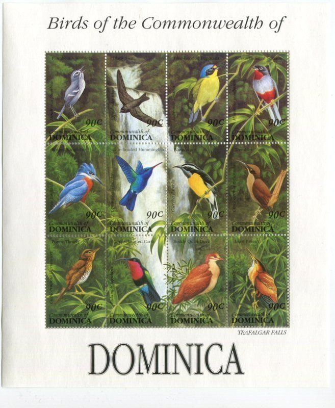Tutti i francobolli: Block "Vögel". Dominica. – Nuovo e nell'imballaggio originale da Basel venduto da Butsch5