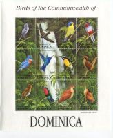 Block "Vögel". Dominica.