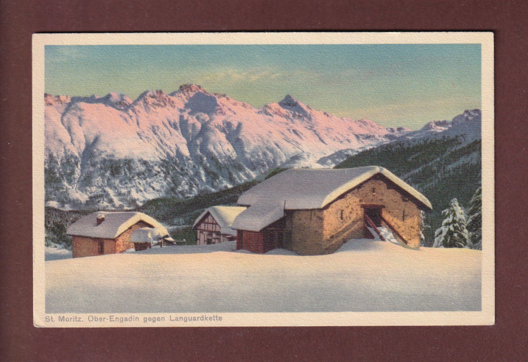 Cartes postales: ST. MORITZ - Teilansicht – D'occasion à Pully par nicecards-shop