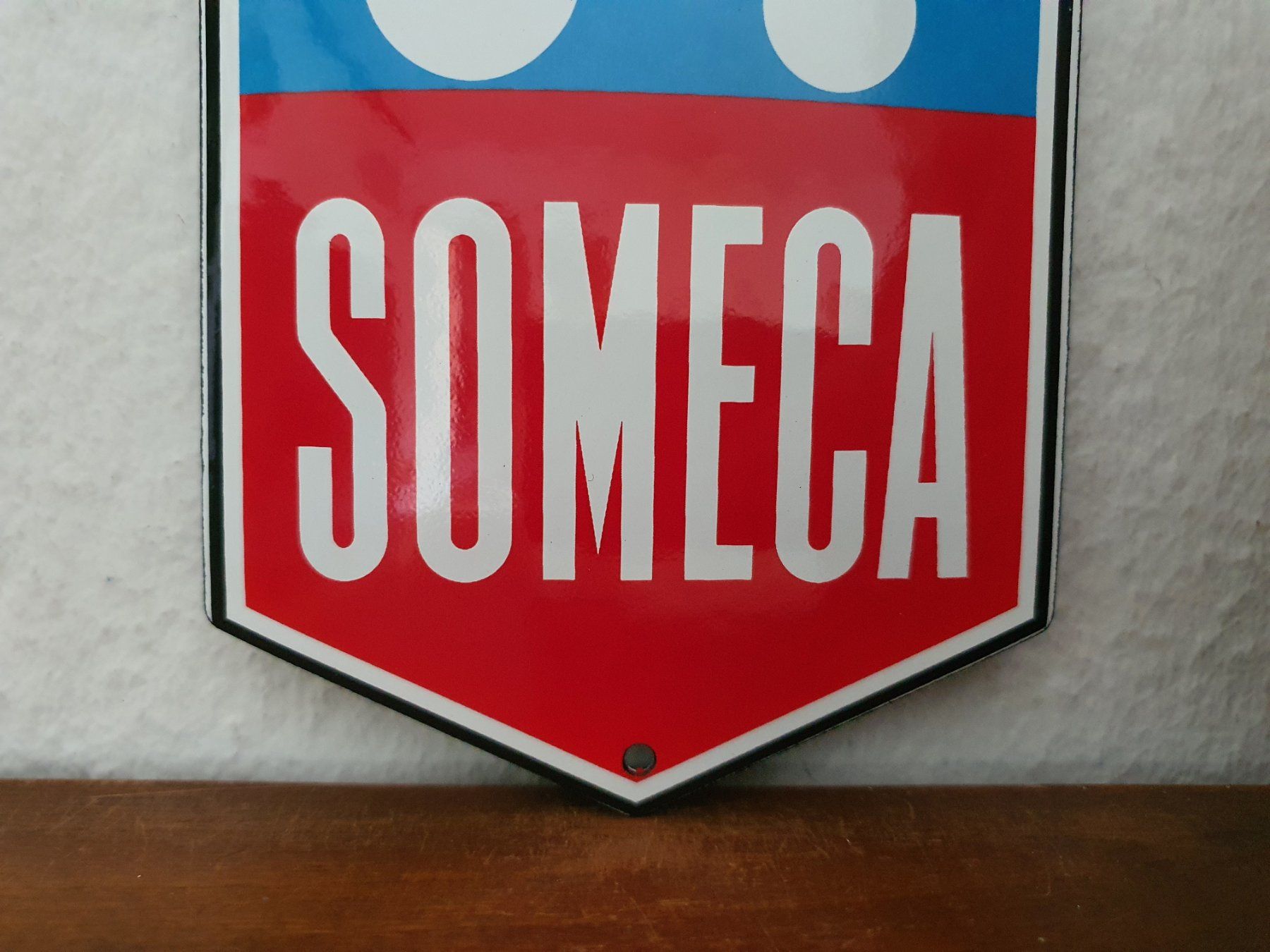 Simca Insegne: Emailschild Simca Someca Traktor Logo Emaille Schild Reklame – Nuovo (secondo la descrizione) da Schaffhausen venduto da pfanis09 2