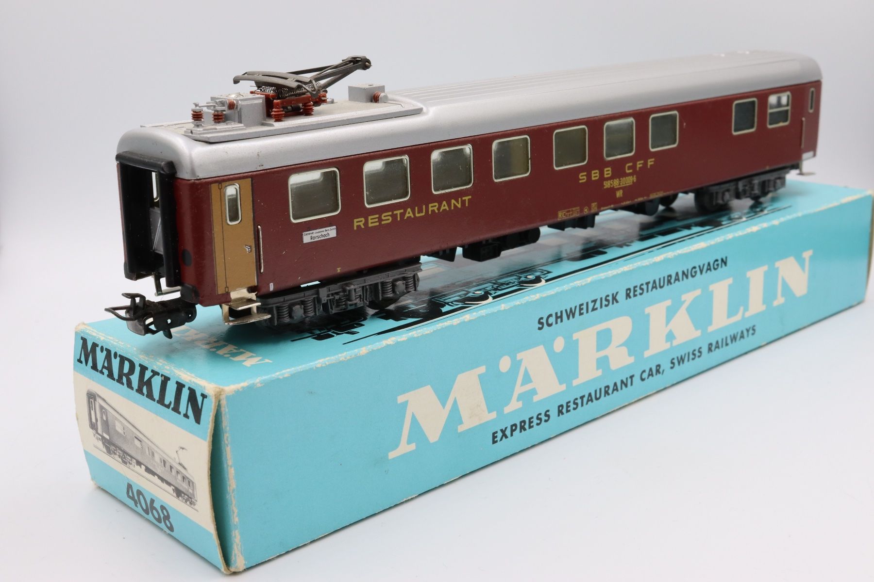 Märklin Modelleisenbahnen: 4068 Märklin Speisewagen der SBB – Gebraucht aus Felben-Wellhausen von lelali 2