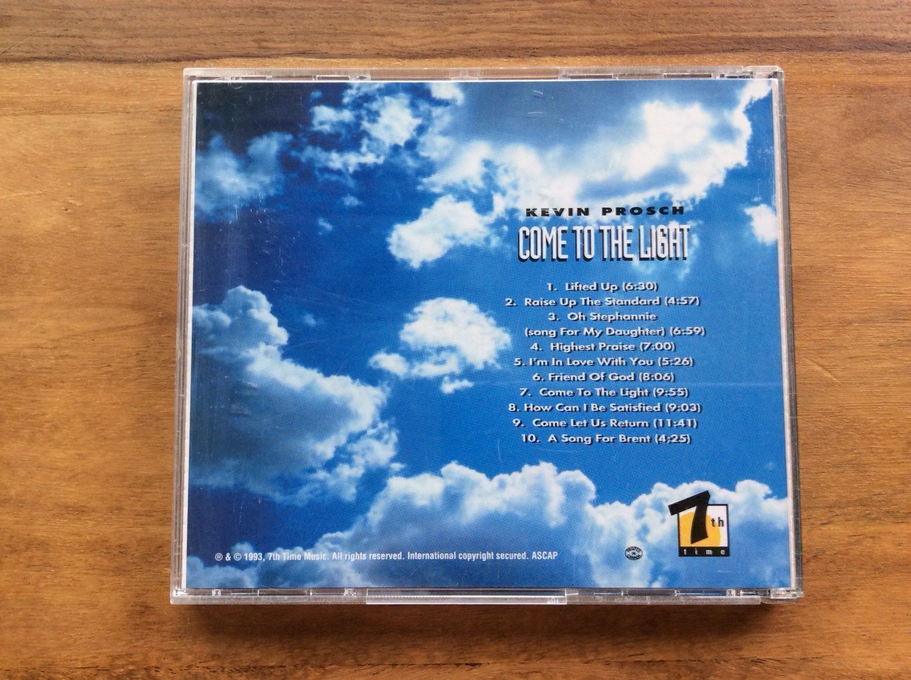 CD: CD Kevin Prosch - Come To The Light – Usato da Horgen venduto da flyingpenguin2000 2