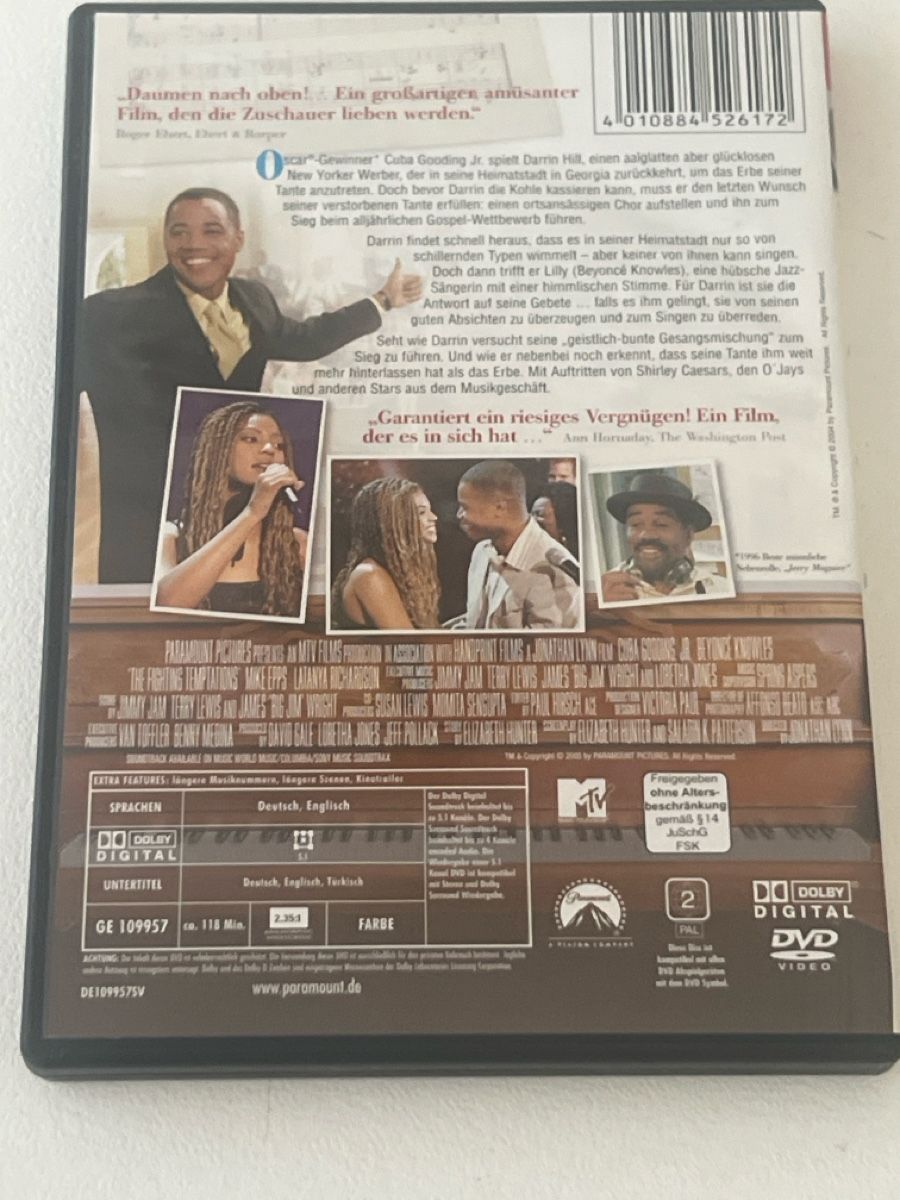 Alle DVDs: DVD The Fighting Temptations  – Gebraucht aus Gossau SG von DuDaRi0089 1