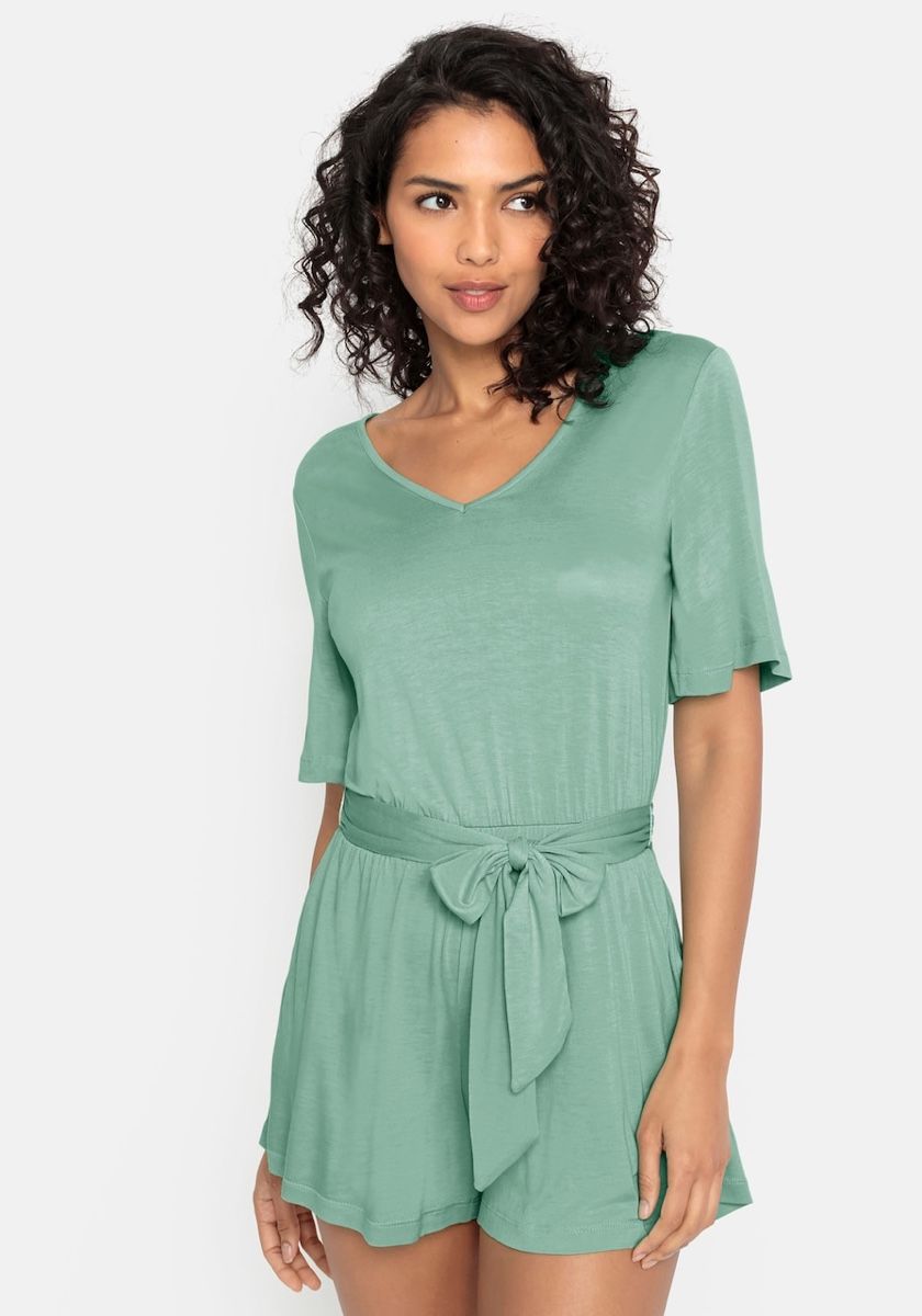 Buffalo Tute: Buffalo KURZ - Jumpsuit - mint - Orginalpreis 80.- – Nuovo e nell'imballaggio originale da Zürich venduto da luxuryoutlet1