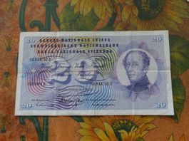 SUISSE  20  Francs  1967  (9043)  Billet