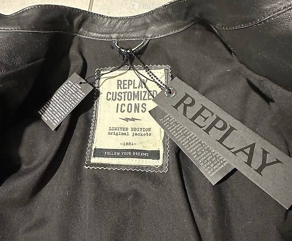 Replay Jacken: Replay Lederjacke Grösse S – Gebraucht aus Fislisbach von rje_28s6 2