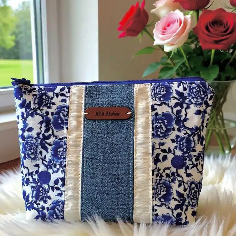 Custodie per cosmetici: Moderne Patchwork - Kosmetiktasche - Handmade - Neu! – Nuovo e nell'imballaggio originale da Vals venduto da ABA-Atelier