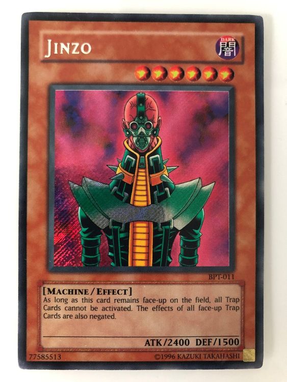 Yu-Gi-Oh JINZO Secret Rare BPT-011 | Kaufen auf Ricardo