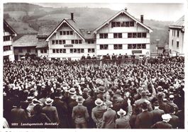 Landsgemeinde Hundwil, um 1940
