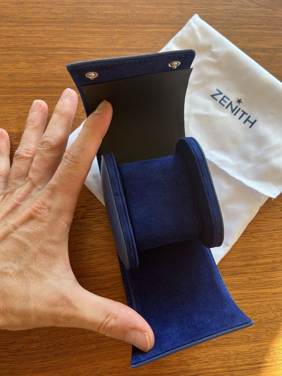 Zenith Orologi: Original Zenith Travel Watch Pouch – Nuovo e nell'imballaggio originale da Neuhausen venduto da mike.a. 1