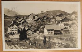 Rarität ! Foto AK Pfäfers Dorf um 1925