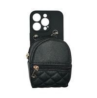 Schwarze Tasche Leder iPhone Hülle, gratis Versand