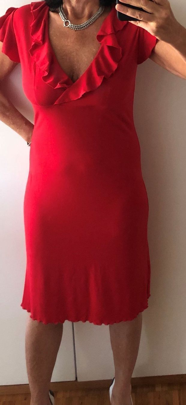 Vestiti: KLEID Sommerkleid Rot – Nuovo (secondo la descrizione) da Adliswil venduto da Majeska 1