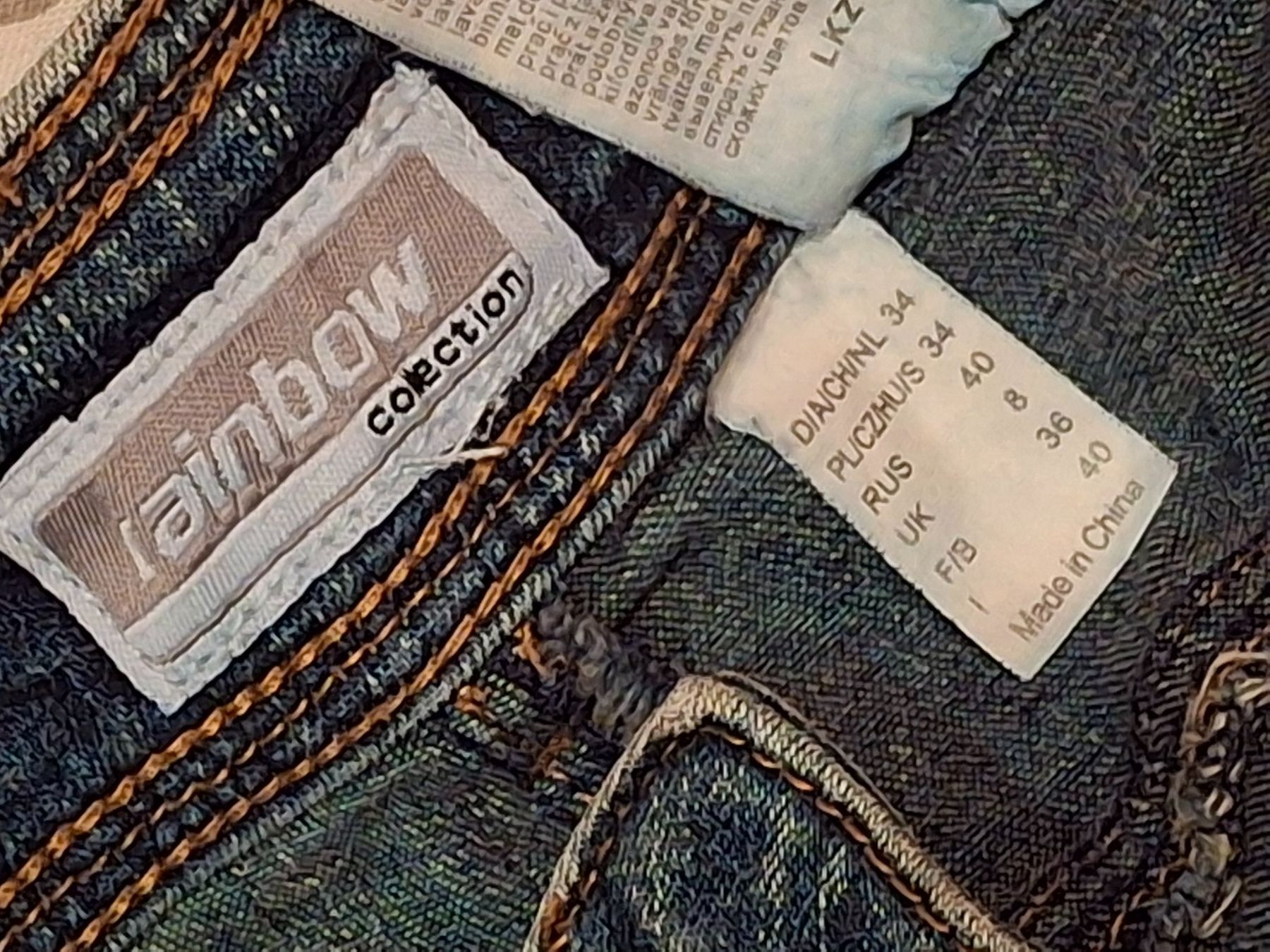 Jeans: Short jeans taille 34 marque Rainbow 97% coton – Usato da Villiers venduto da san_jn5w 3