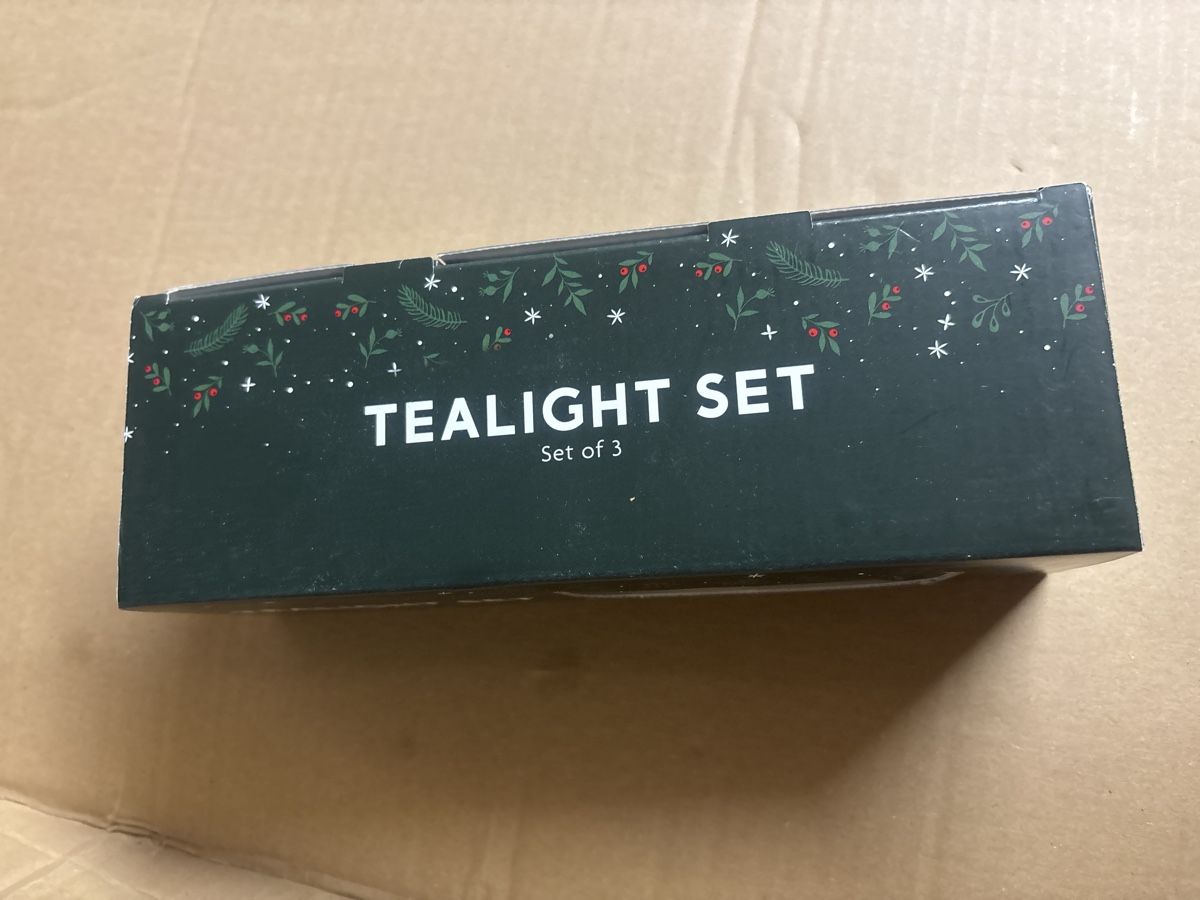 Coop Portacandele: Teelichthalter Set, 3-teilig, Glas, Neu & Originalverpackt – Nuovo e nell'imballaggio originale da Wallisellen venduto da ASZT 1