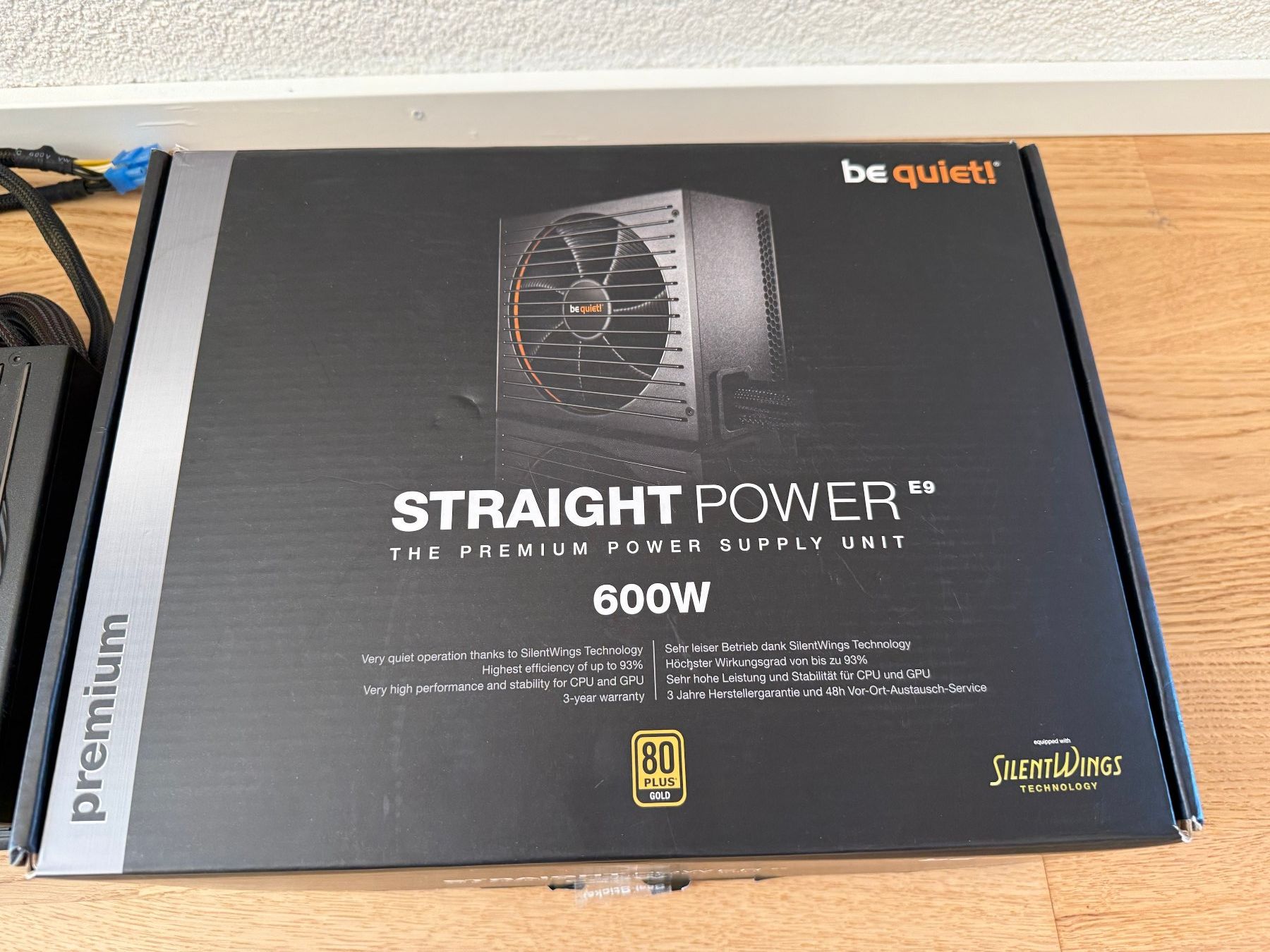 beQuiet! Componenti elettronici: Netzteil be quiet Straight Power E9 600W – Usato da Spiegel b. Bern venduto da BeyondBenefit
