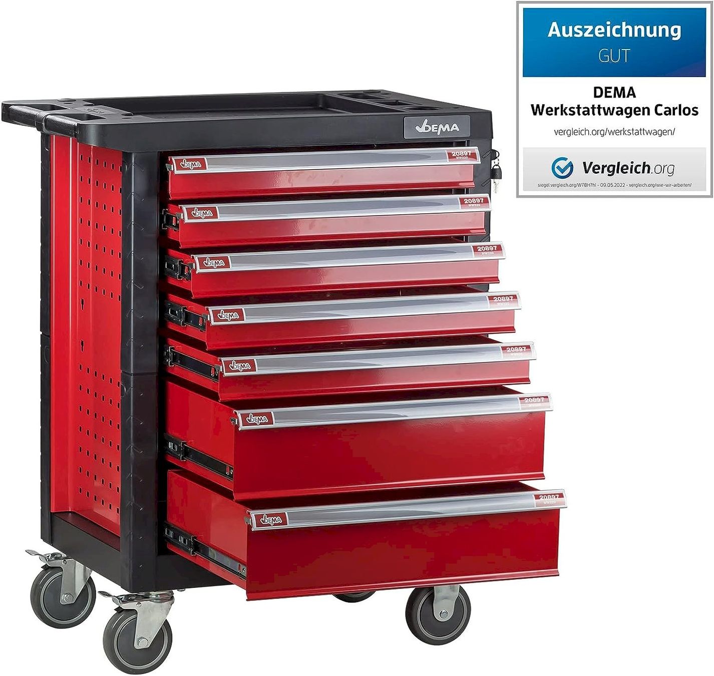 Alle Werkzeuge: Dema Werkstattwagen "Carlos" – Neu und originalverpackt aus Bottighofen von zaap