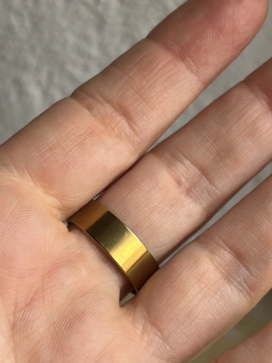 Anelli: GoldigerRing mit Hanfblatt Gr. 65 – Usato da Dittingen venduto da Bijoubelle 3