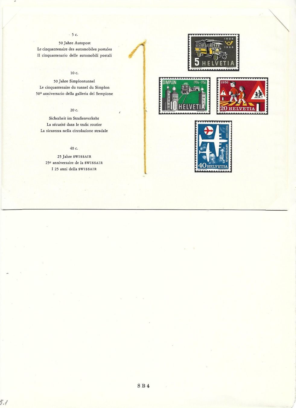 Alle Briefmarken: série 53,54,55,56,57,58 – Gebraucht aus Delemont von toutdubon11 2