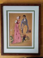 Collection de 10 tableaux - histoire du costume -