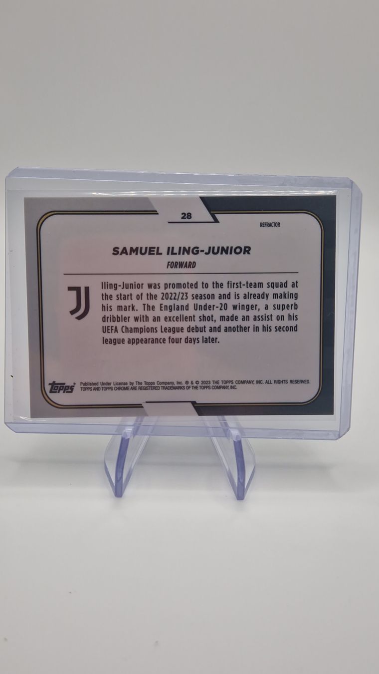 Topps Carte collezionabili: Juventus Samuel Iling-Junior 2022/23 Topps Chrome RC – Usato da Zürich venduto da limmatschwimmer 1