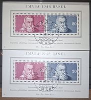 Imaba 1948 Blöcke ohne Gummi Kat. 180.-
