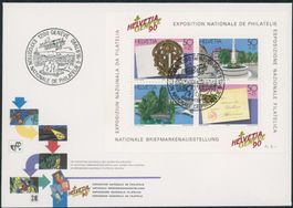 1990 - Helvetia Genève 90 - Block - Sonderbrief