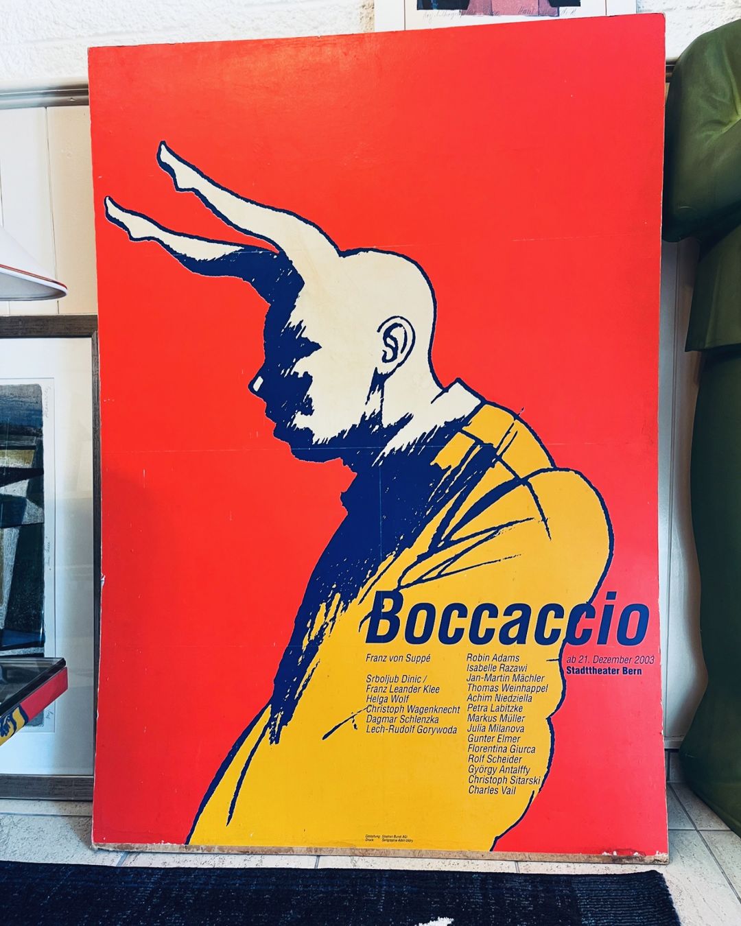 Poster & Bilder: Affiche Boccaccio deco design – Gebraucht aus Montreux von LeVintage33