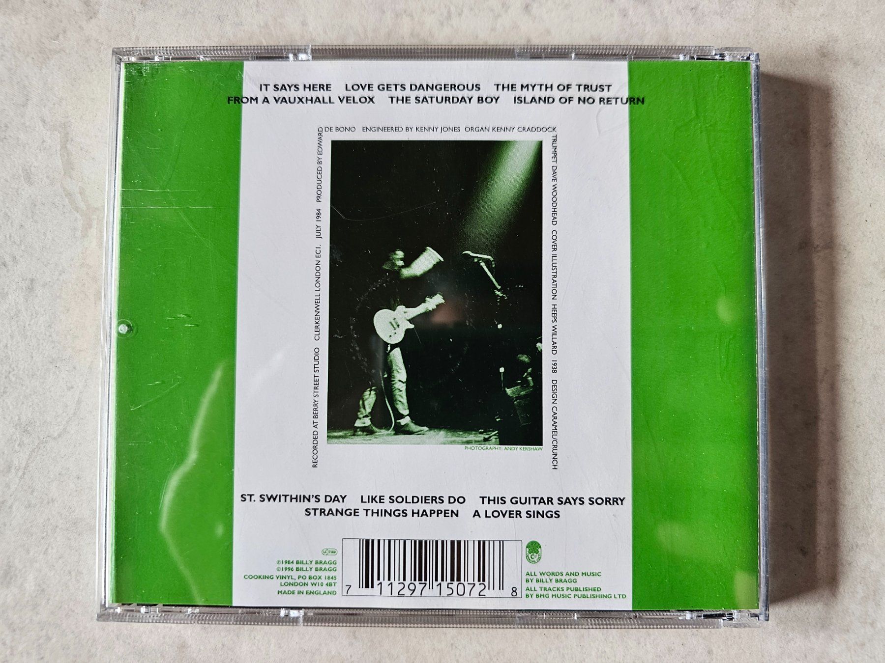 CD: Billy Bragg  -  Brewing up with – Usato da Schneisingen venduto da backstore24 1