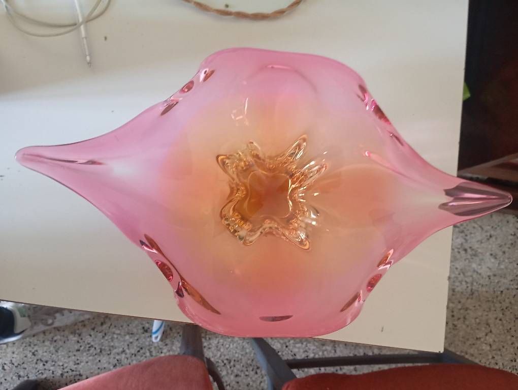 Murano Ciotole: Murano glasschale Rosa – Usato da Basel venduto da Petergunn