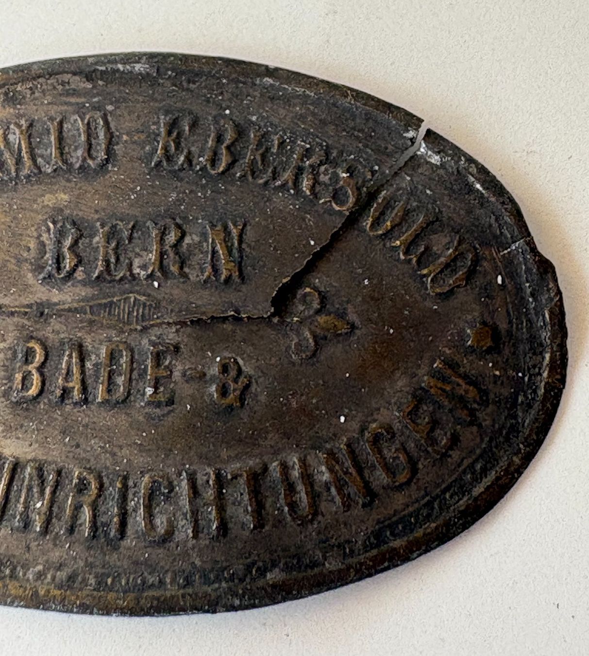 Ecriteaux: R.SCHMID-EBERSOLD BERN WASCHEINRICHTUNGEN – Défectueux à Ostermundigen par wini63 1