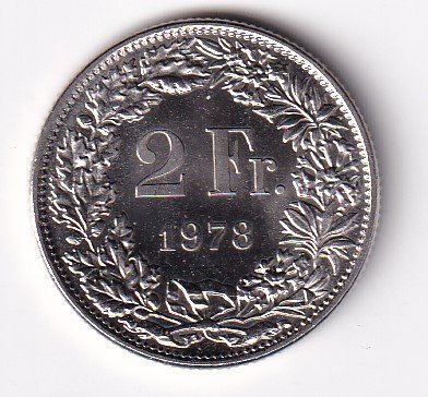Tutti le monete: Schweiz 2 Franken 1978 fast unz – Usato da Neuchâtel venduto da karlpierrino