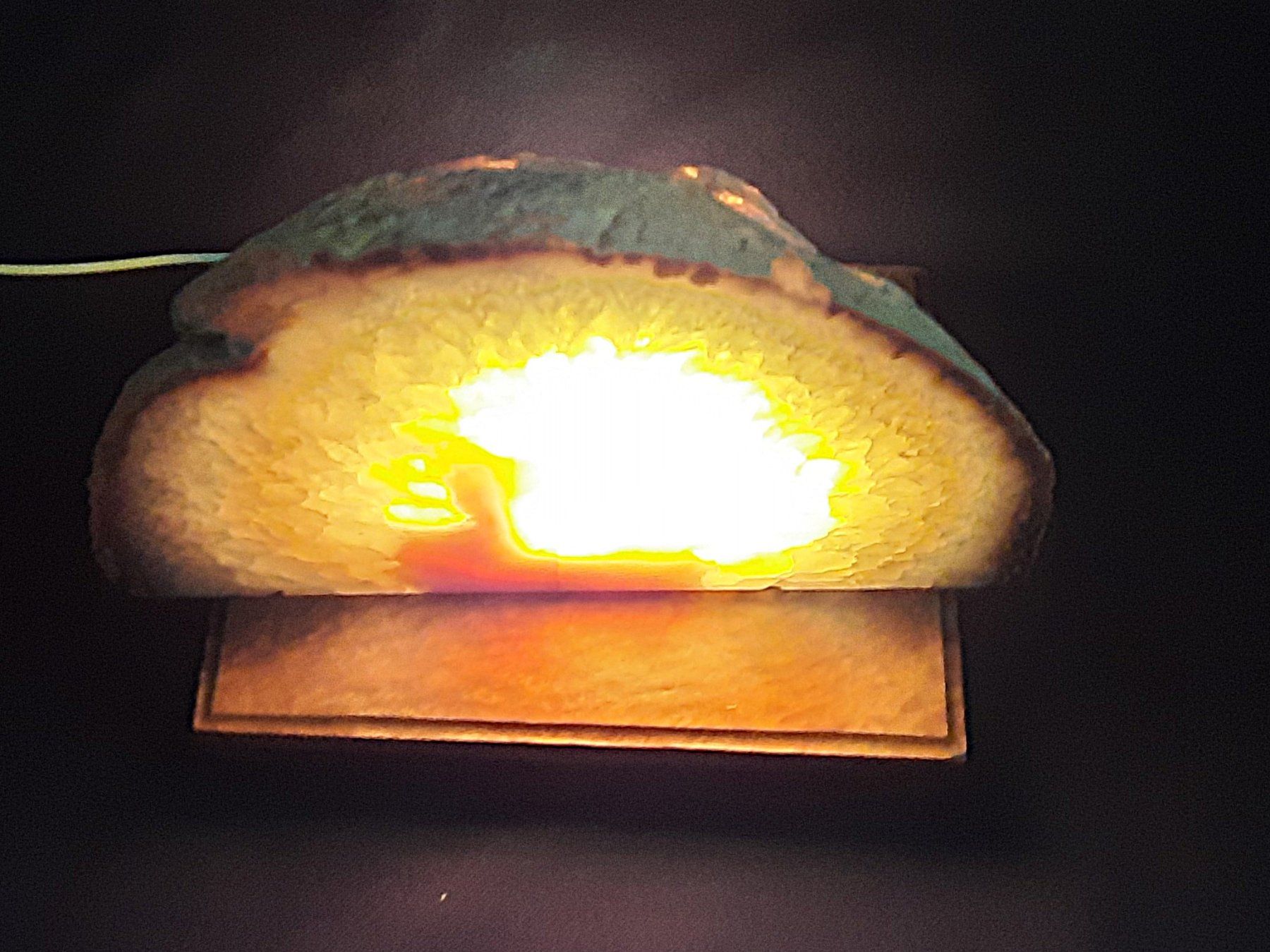 Lampen: Achat-Geode Lampe – Gebraucht aus Beinwil am See von Restwert_Beinwil 2