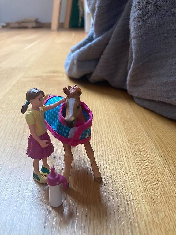 Jouets: Süsses Schleich Fohlen mit Mädchen  – D'occasion à Köniz par corinnevo 1
