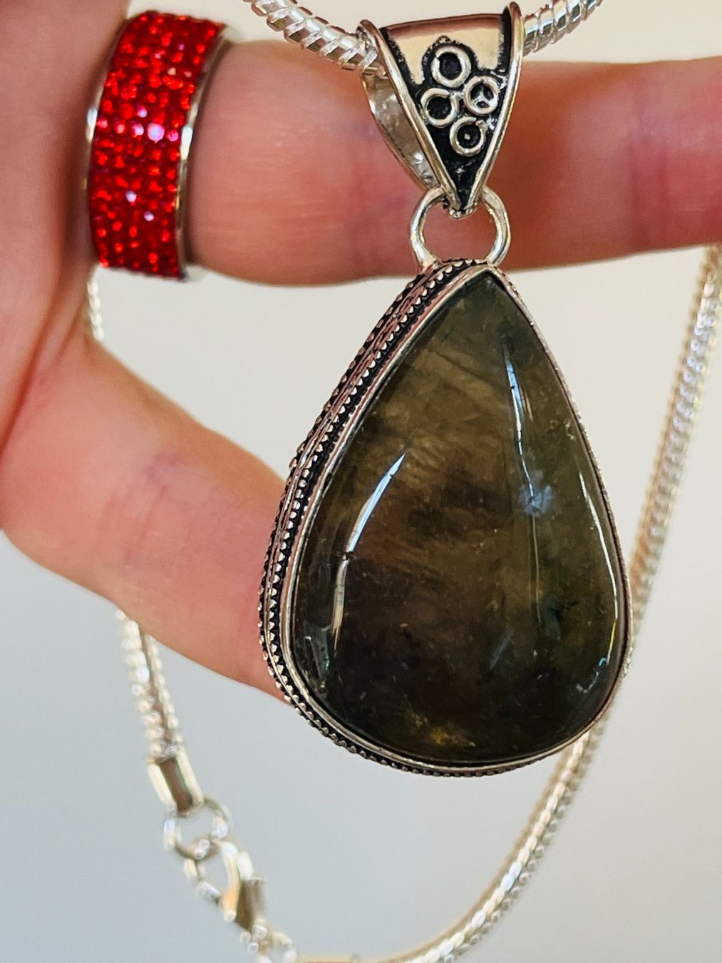 Ketten: Labradorite Gemstone HandmadeJewelry – Neu und originalverpackt aus Genève von AGBERG 2